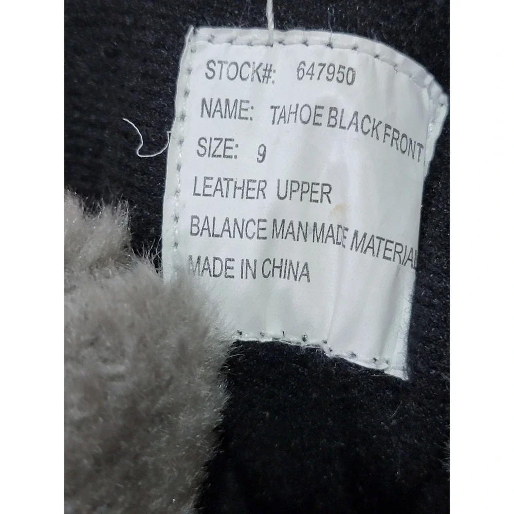 Itasca Tahoe Women's Black Thermolite Waterproof Winter Snow Rain Boots‎ Size 9